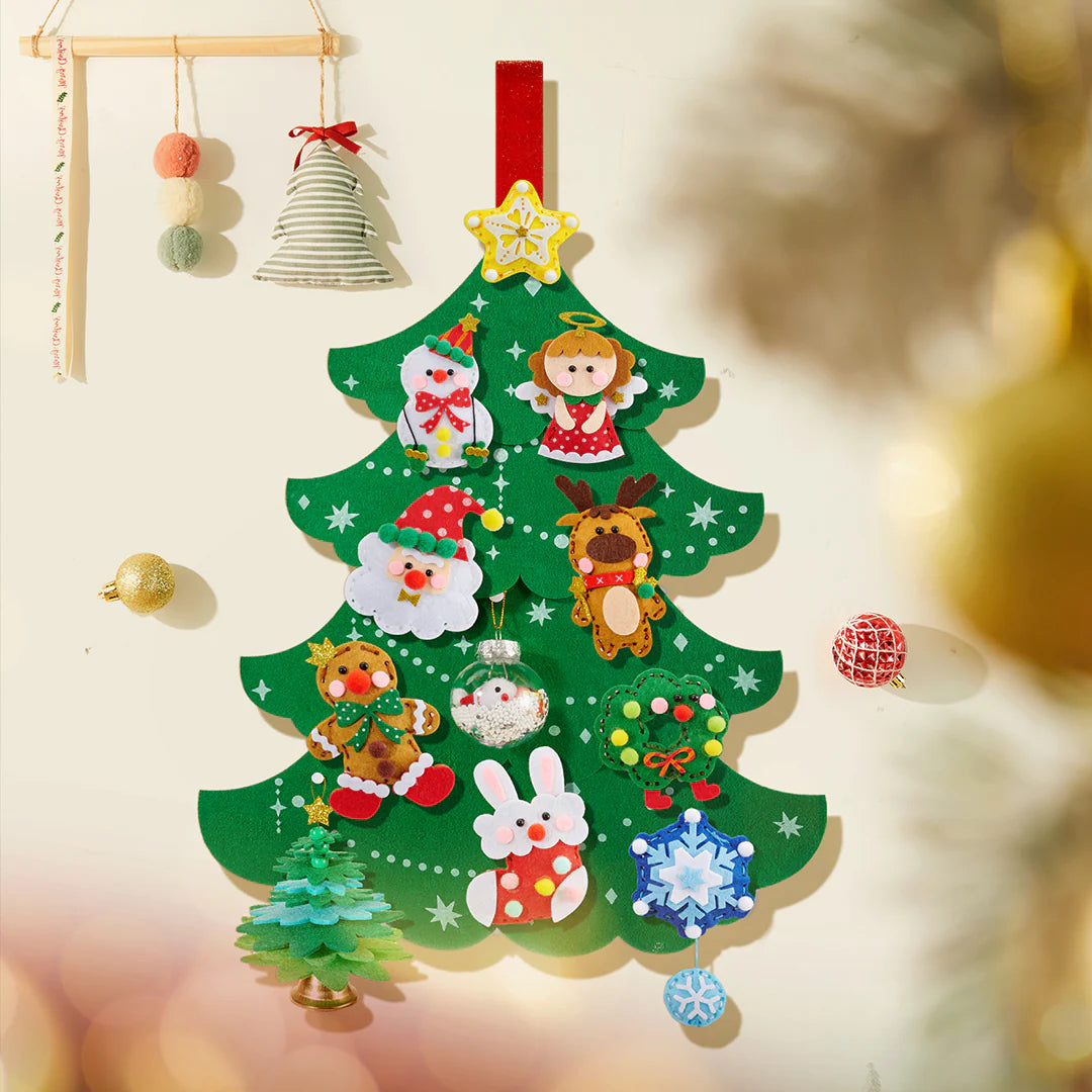 DIY - Ziemassvētku eglīte un rotaļlietas