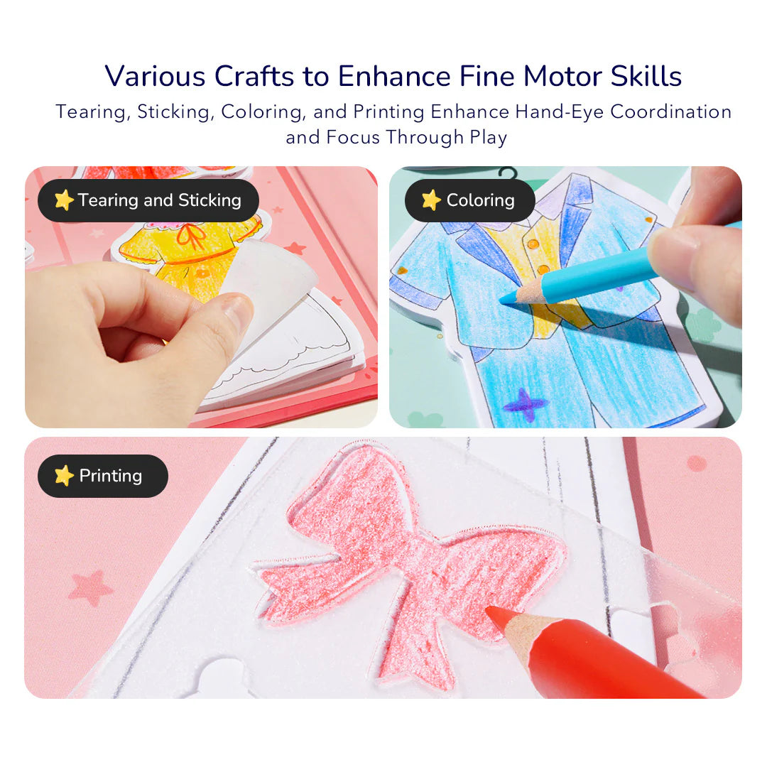 Kūrybinis drabužių dizaino rinkinys - Gyvūnai