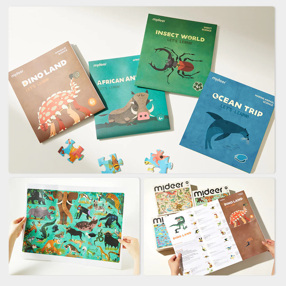 Edukacinė dėlionė - Afrikos gyvūnai