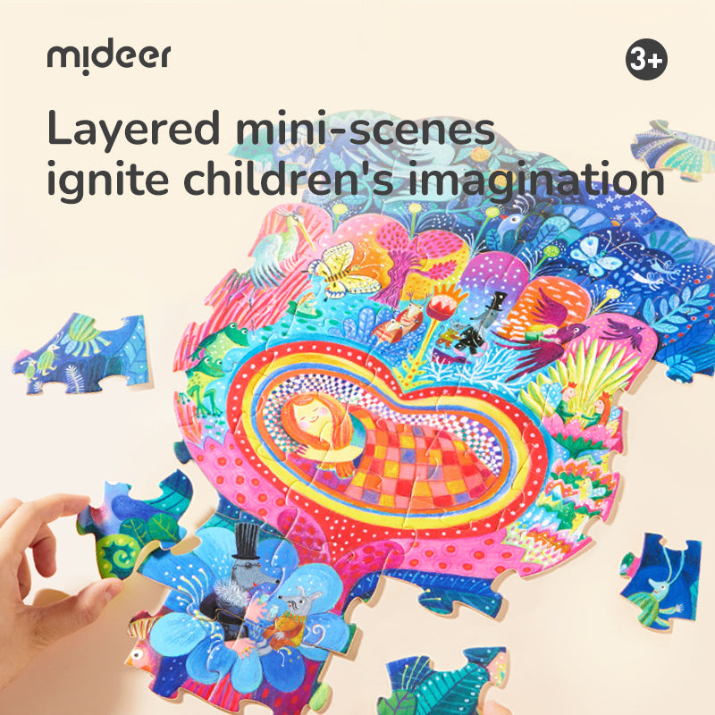 Menininkės kurta dėlionė - Coliukė, 66 dalys