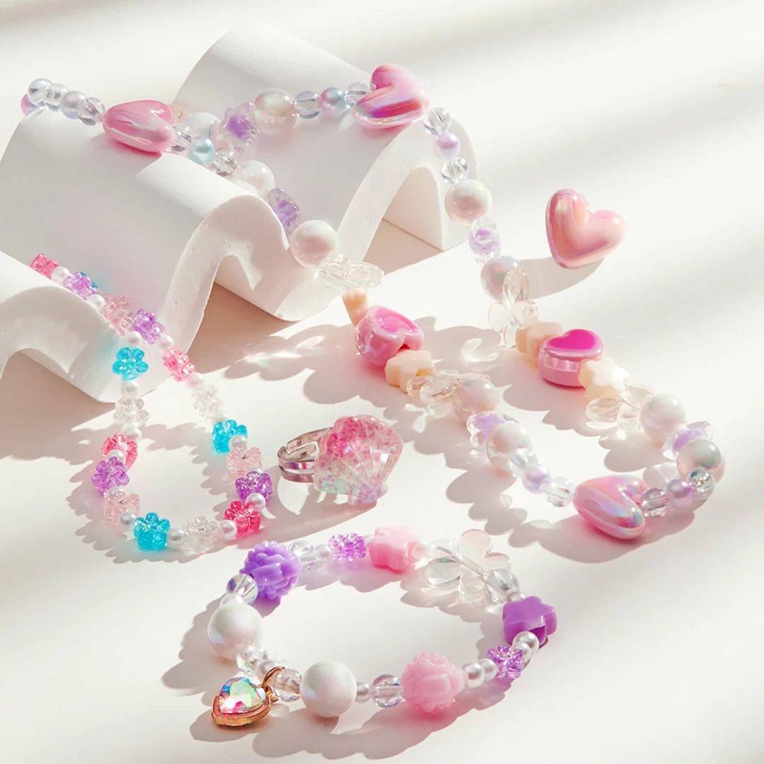 Papuošalų kūrimo rinkinys su papuošalų dėžute