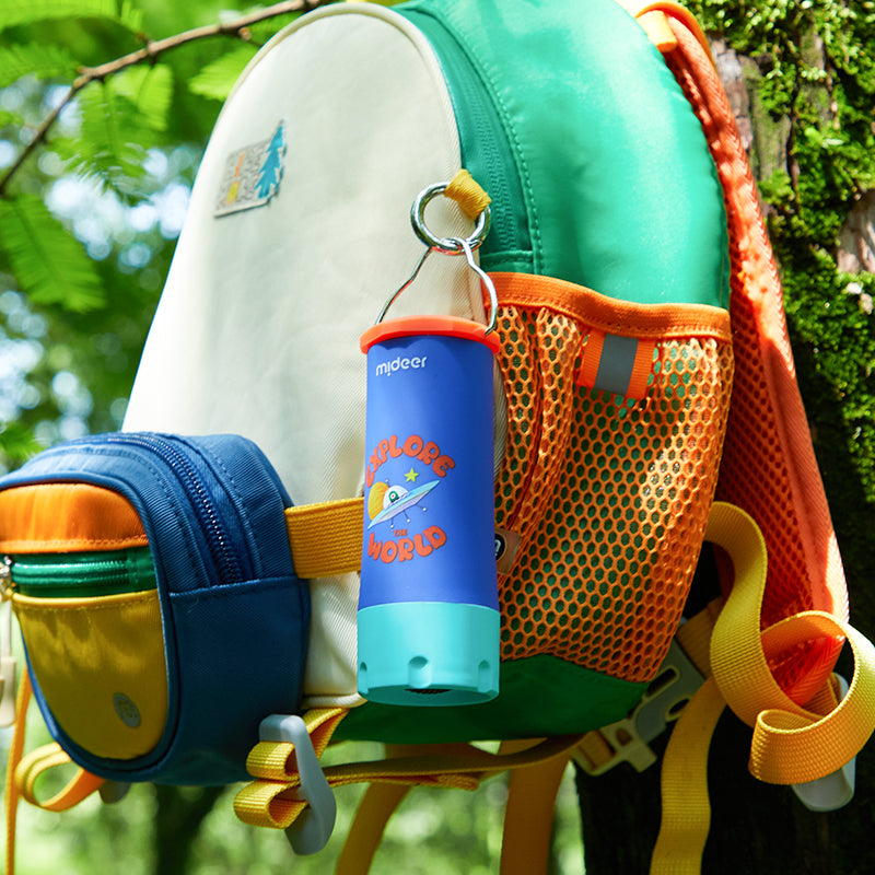 2in1 nuotykių žibintas ir žibintuvėlis - mėlynas