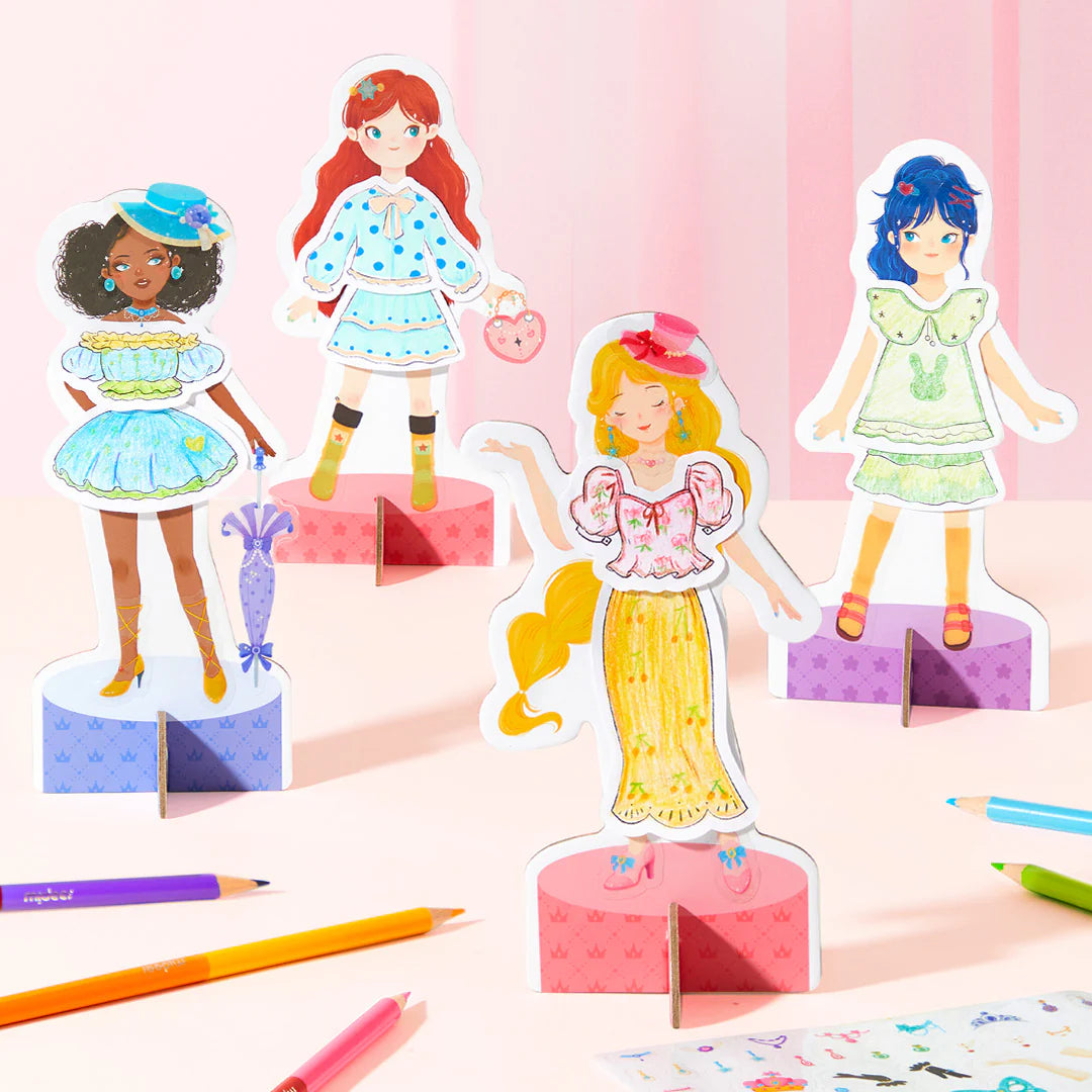 Kūrybinis drabužių dizaino rinkinys - Spindintis Vakaras