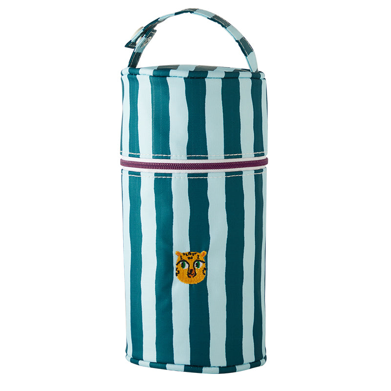 Žaismingas penalas / pieštukinė - Mėlyna su tigru