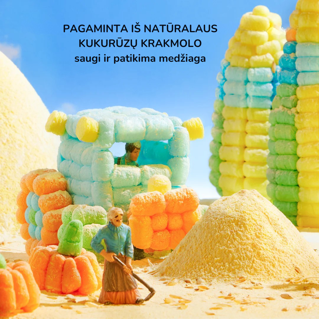 Kūrybinis kukurūzų mozaikos rinkinys