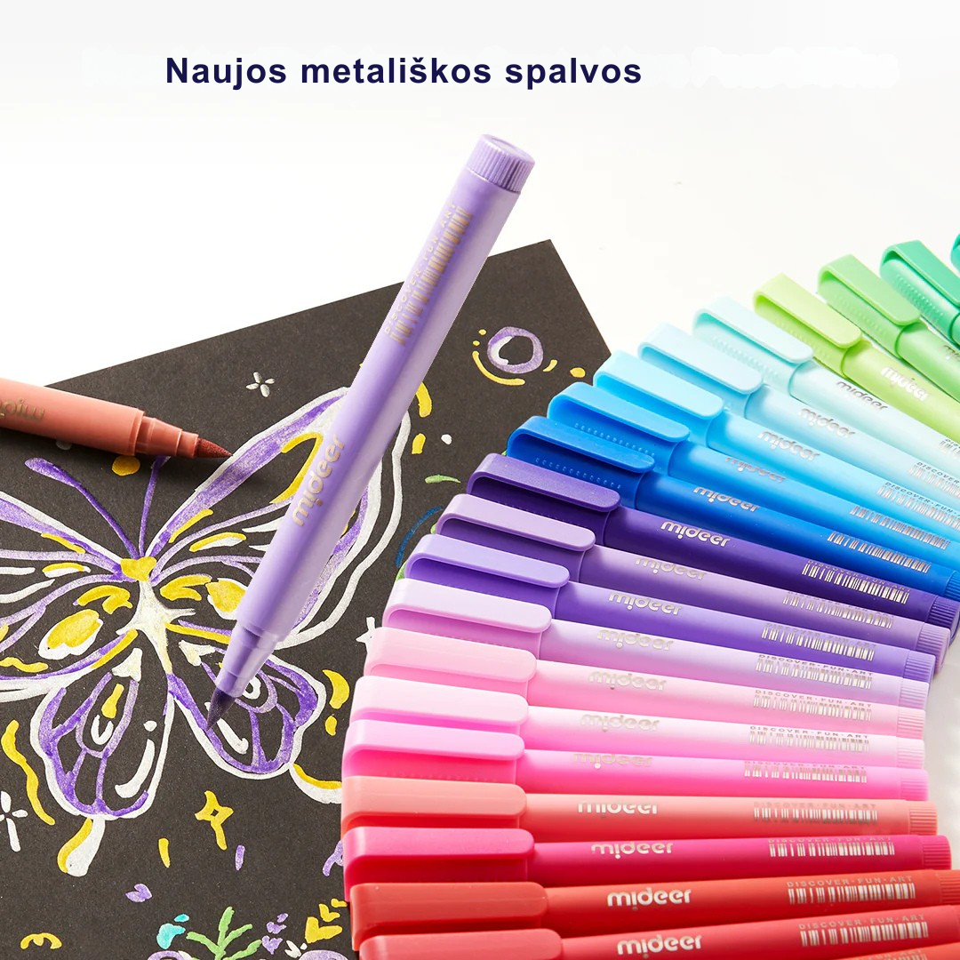 Acrylic markers in "graffiti" bag - 24 colors