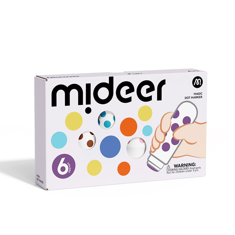 Washable felt-tip markers - 6 colors