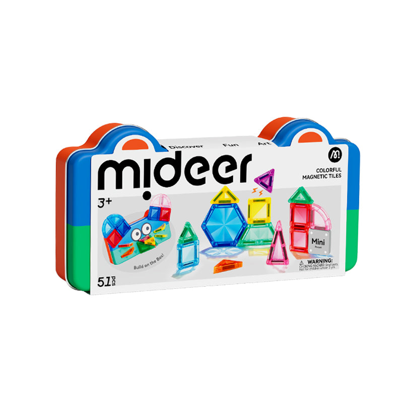 MINI MAGNETINIS KONSTRUKTORIUS METALINĖJE DĖŽUTĖJE - geometrija