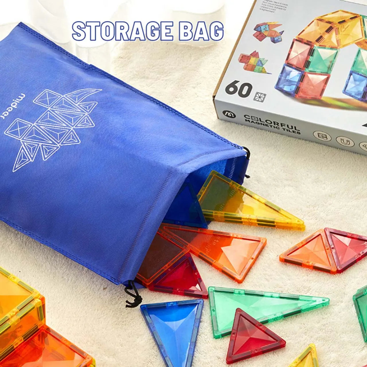 Magnetinis konstruktorius - Trasa - 100 dalių