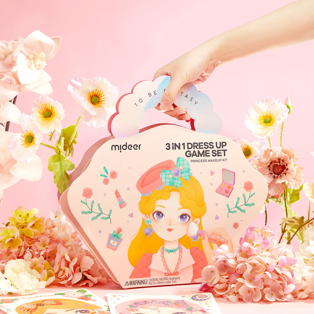 3in1 kūrybinių dirbtuvių rinkinys "Princesės fantazijų makiažas".