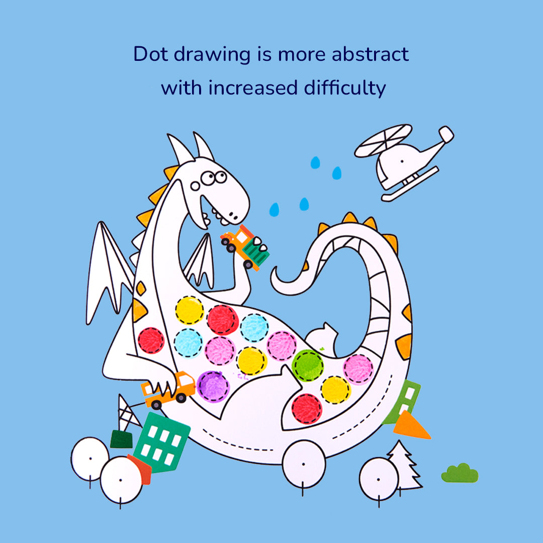 Dot coloring book "Wonderland"