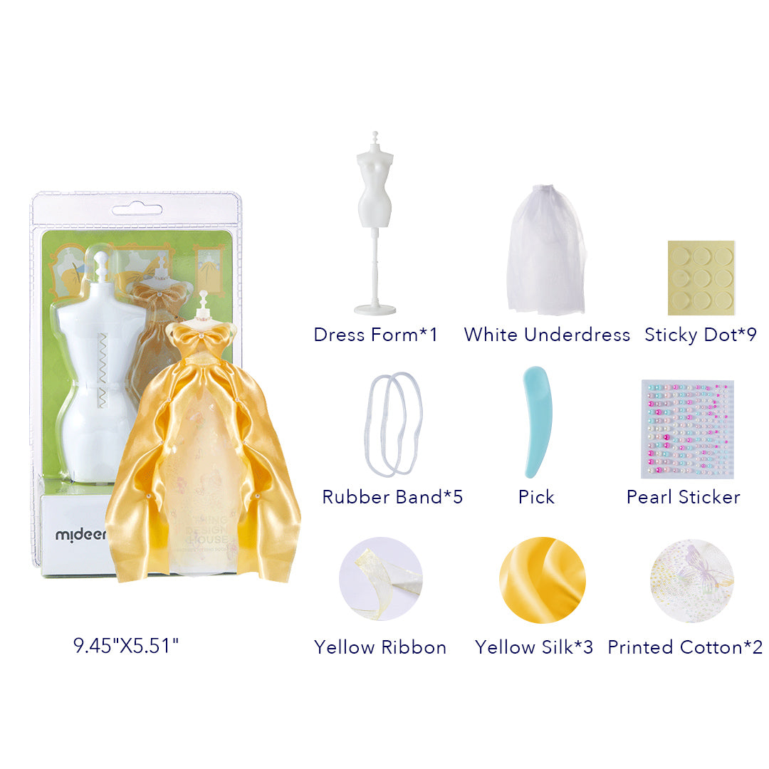 SUKNELĖS GAMYBOS RINKINYS - yellow