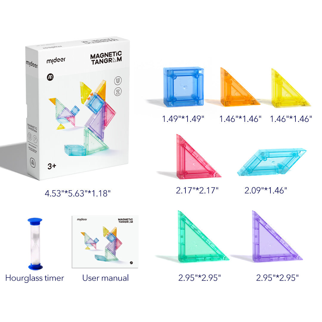 Mini magnetic constructor - Tangram