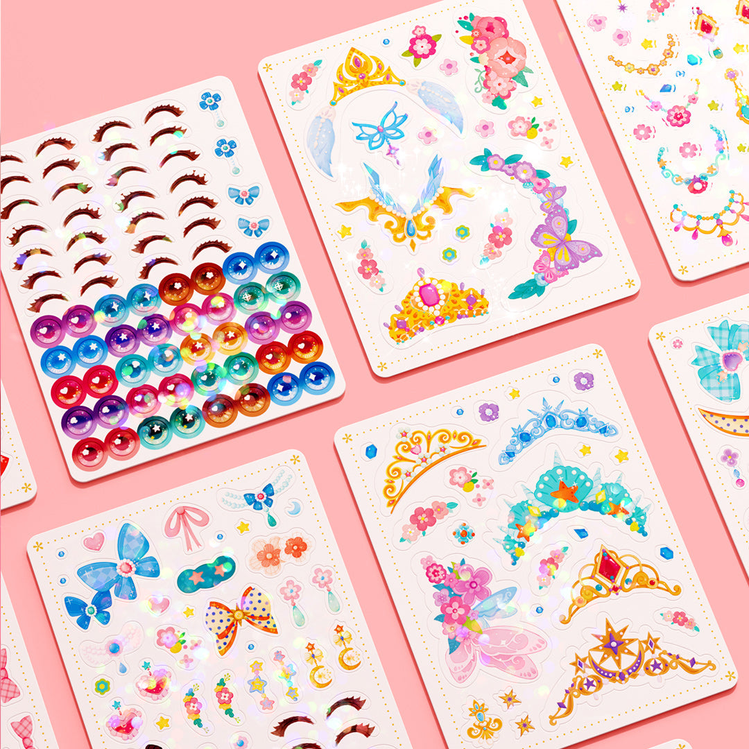 3in1 kūrybinių dirbtuvių rinkinys "Princesės fantazijų makiažas".