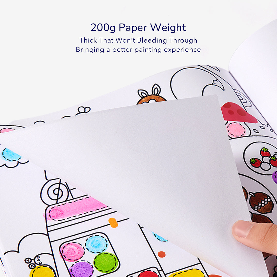 Dot coloring book "Wonderland"
