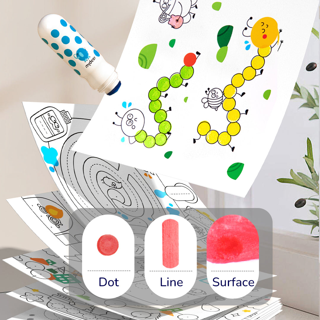 Dot coloring book "Wonderland"