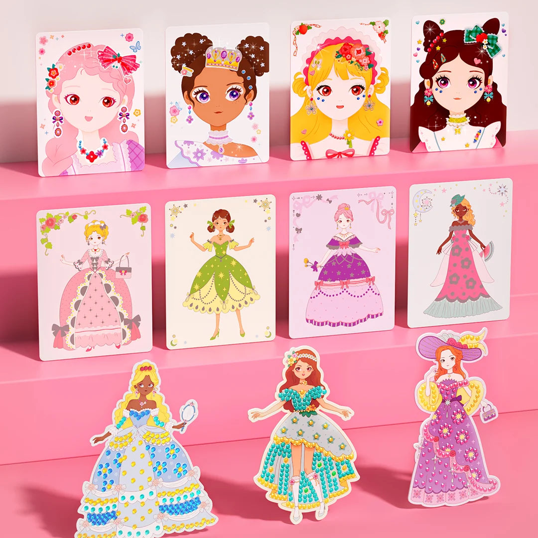 3in1 kūrybinių dirbtuvių rinkinys "Princesės fantazijų makiažas" NEW