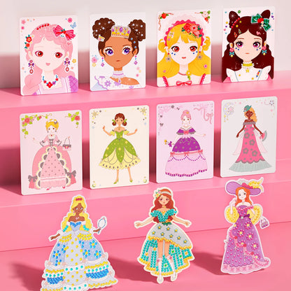 3in1 kūrybinių dirbtuvių rinkinys "Princesės fantazijų makiažas" NEW