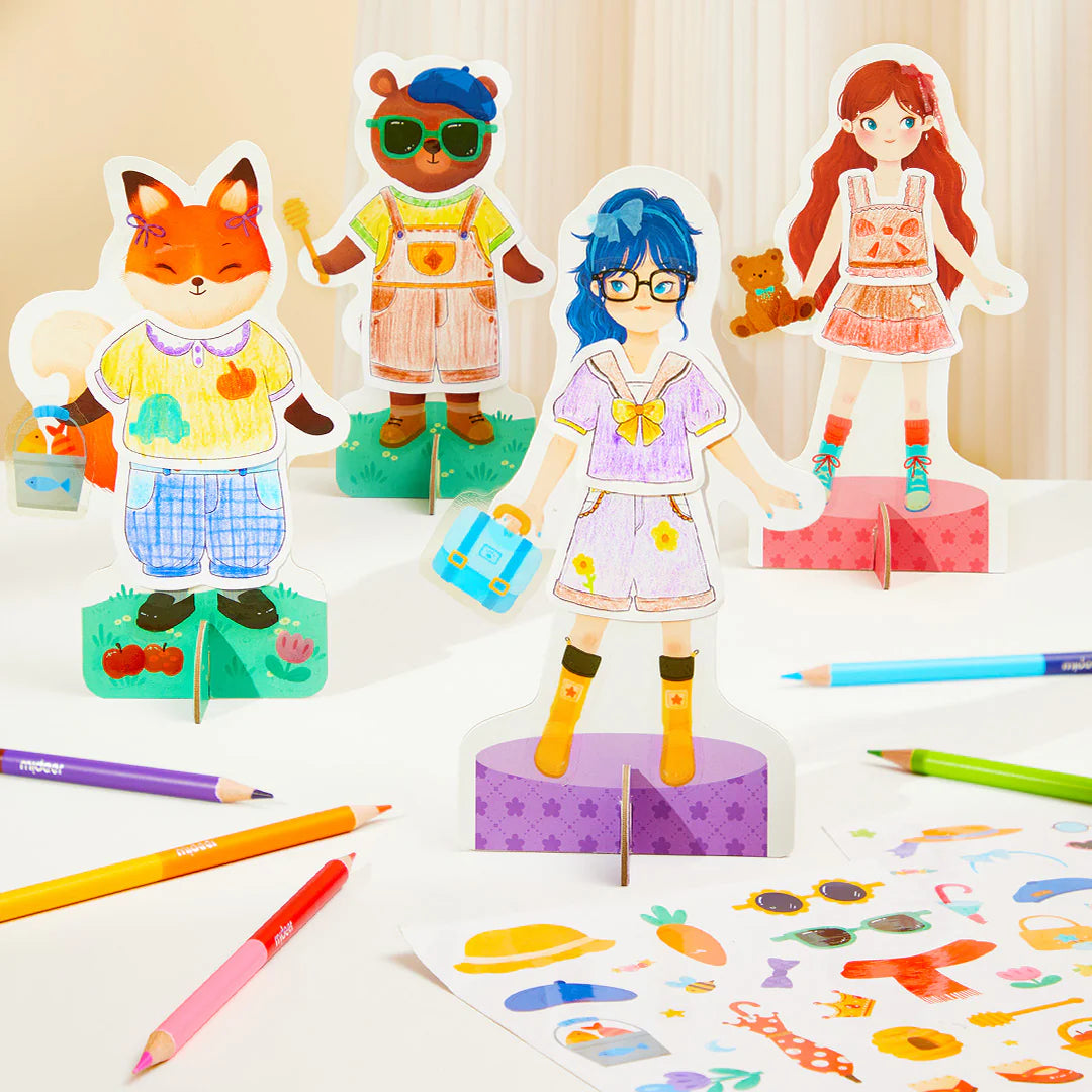 Kūrybinis drabužių dizaino rinkinys - Gyvūnai