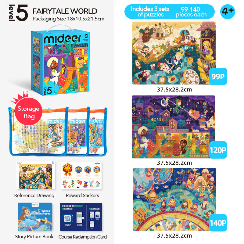 Level Up Puzzle Set – Level 5: Fairy-Tale World