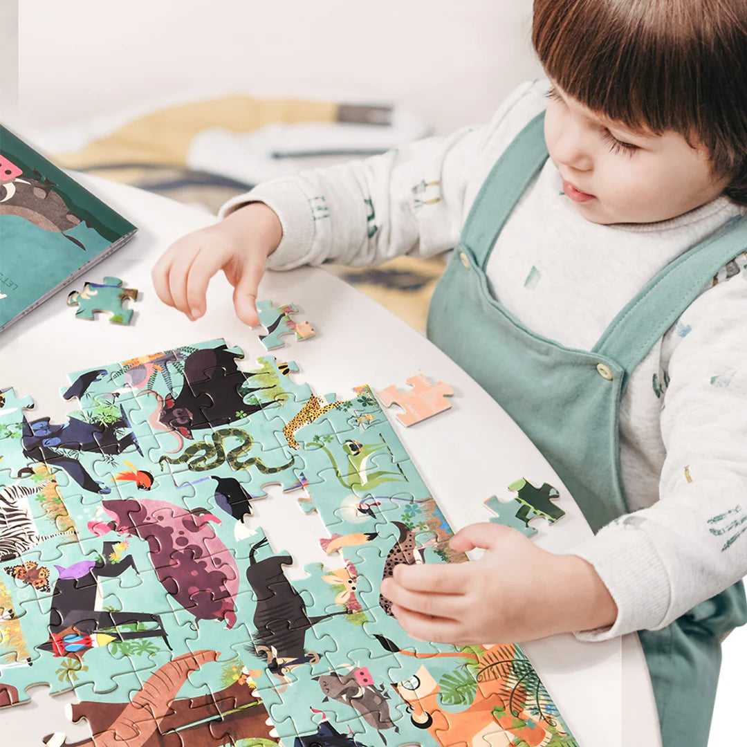 Edukacinė dėlionė - Afrikos gyvūnai