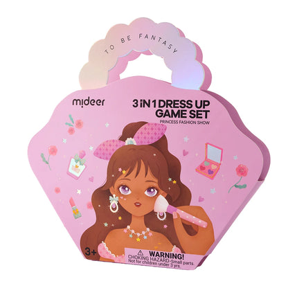 3in1 kūrybinių dirbtuvių rinkinys "Princesės fantazijų makiažas" NEW
