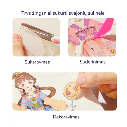 Suknelių gamybos knyga - Princesės kolekcija