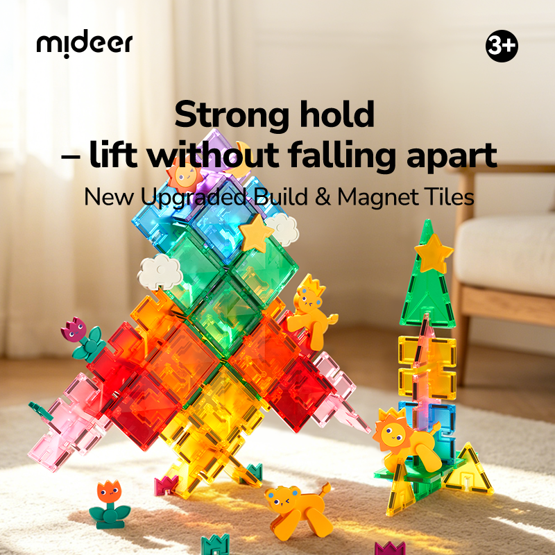 2-in-1 Magnetic Building Set - 48 Pieces