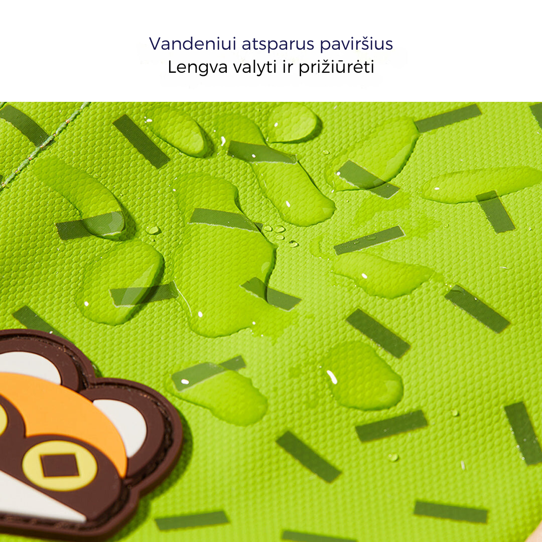 Išverčiamas dvipusis penalas: Žalias meškėnas