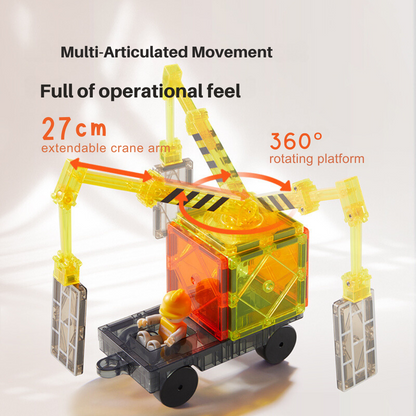 Magnetinis konstruktorius - Mažasis architektas - 36 dalių