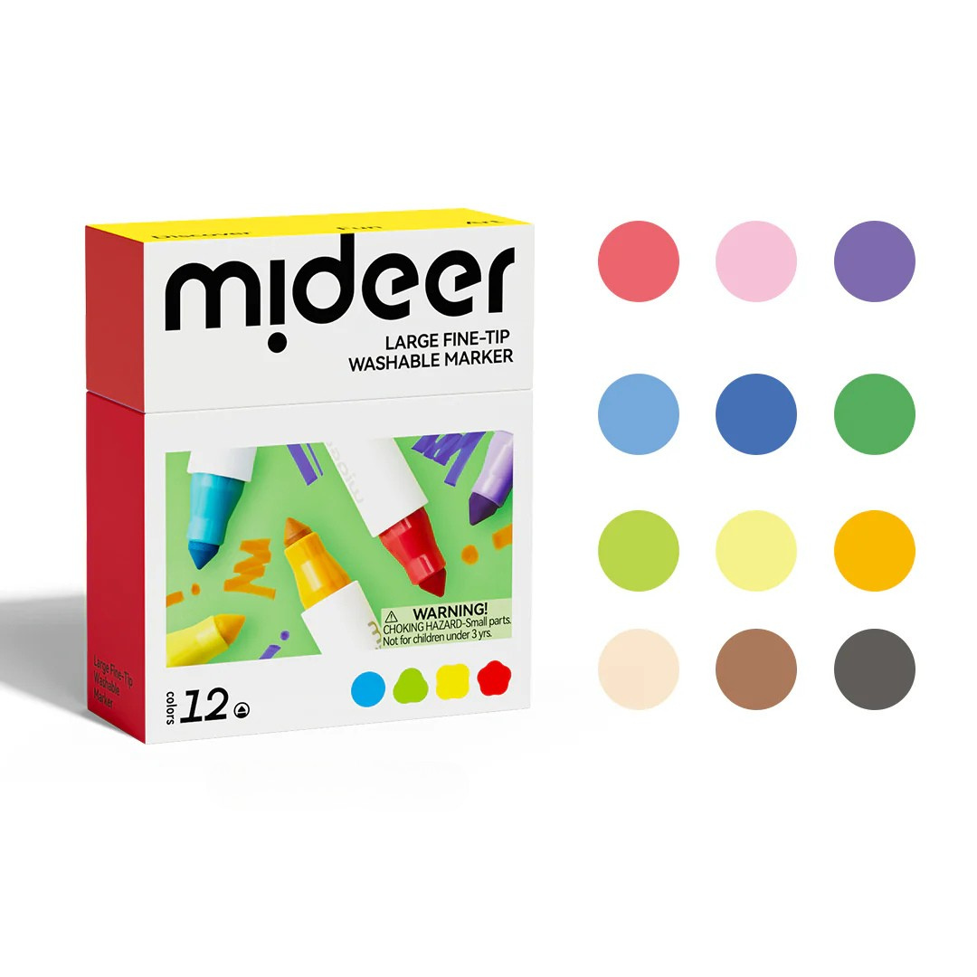 Washable Markers – 12 Colors