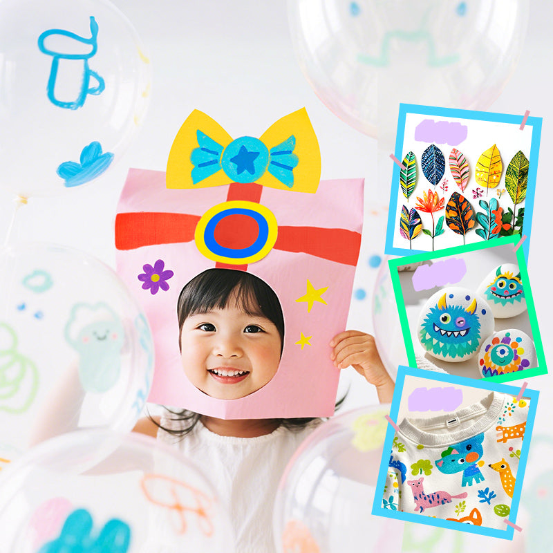 Vandens pagrindo akriliniai markeriai - 60 spalvų