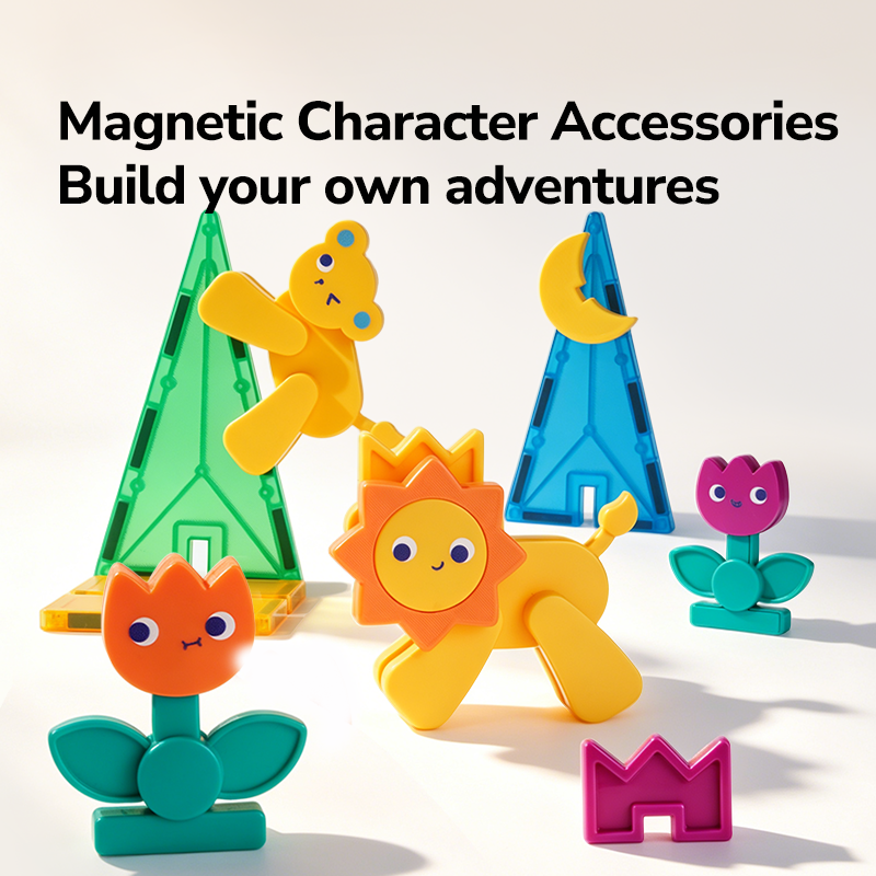 2-in-1 Magnetic Building Set - 48 Pieces
