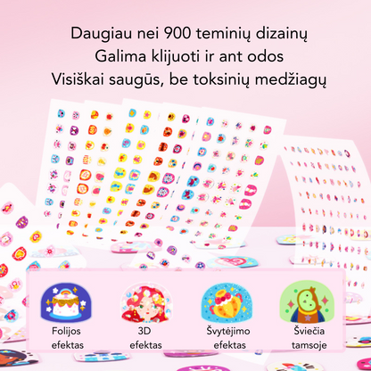 Trendy Nail Stickers - Dessert Theme