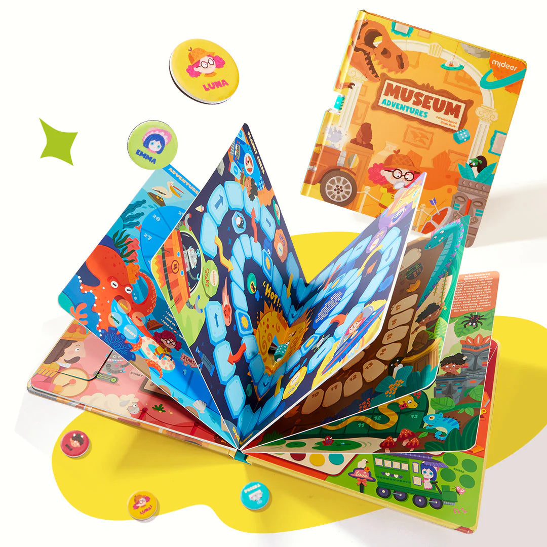 6in1 board game book - Adventures in the museum