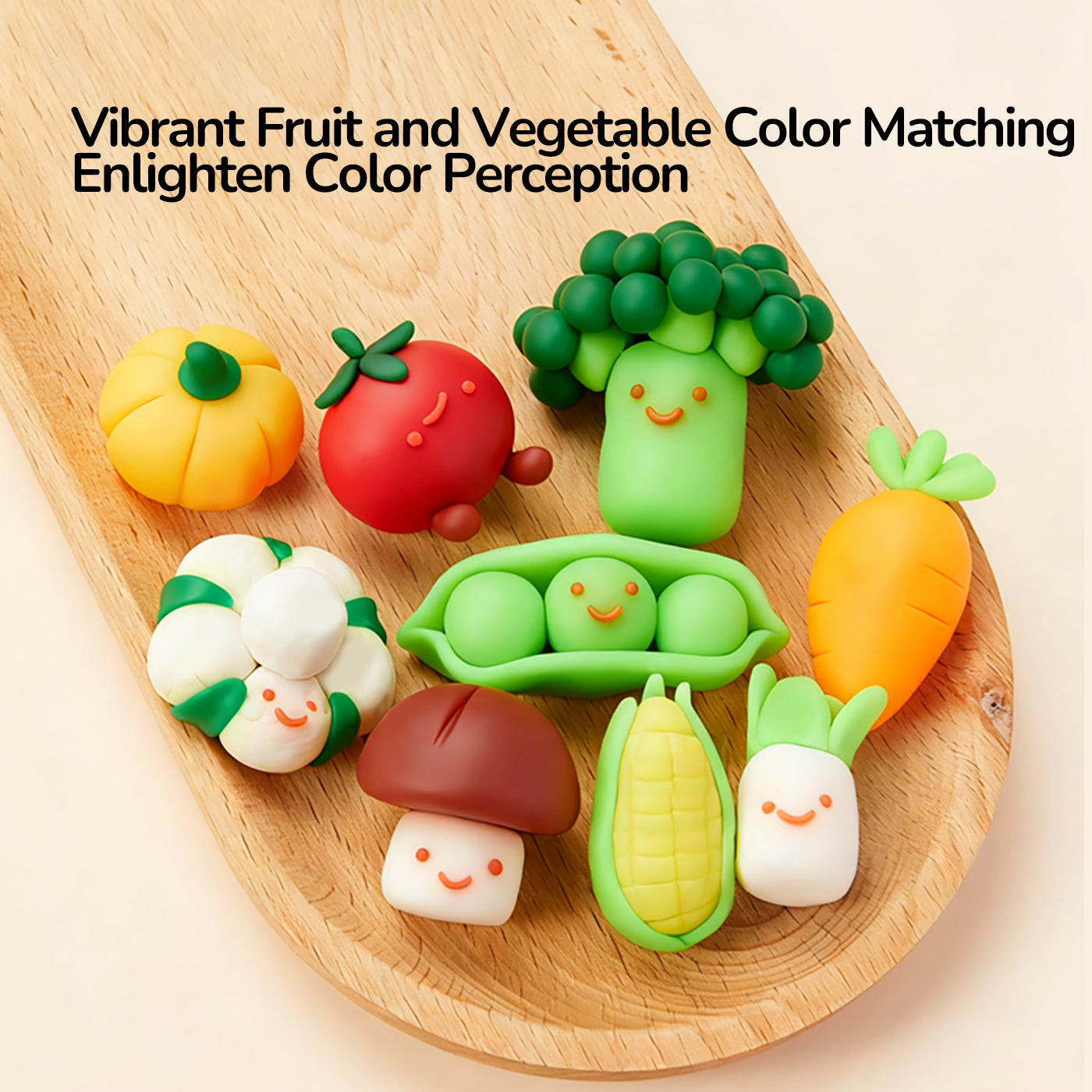 Modeling Clay Set - Fruits and Vegetables