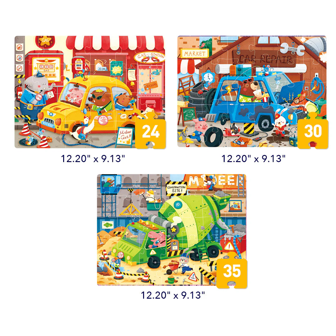 Level Up Puzzle Set – Level 3: City Transport