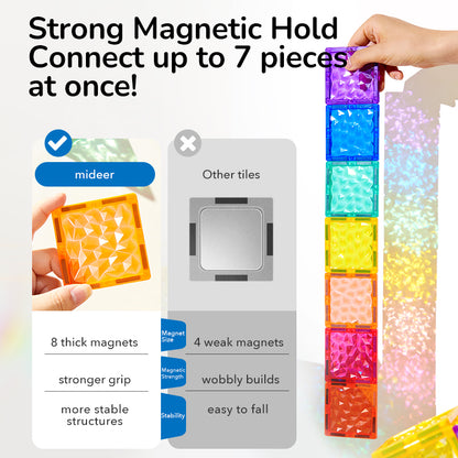 Magnetinis konstruktorius - Prizmė - 90 dalių