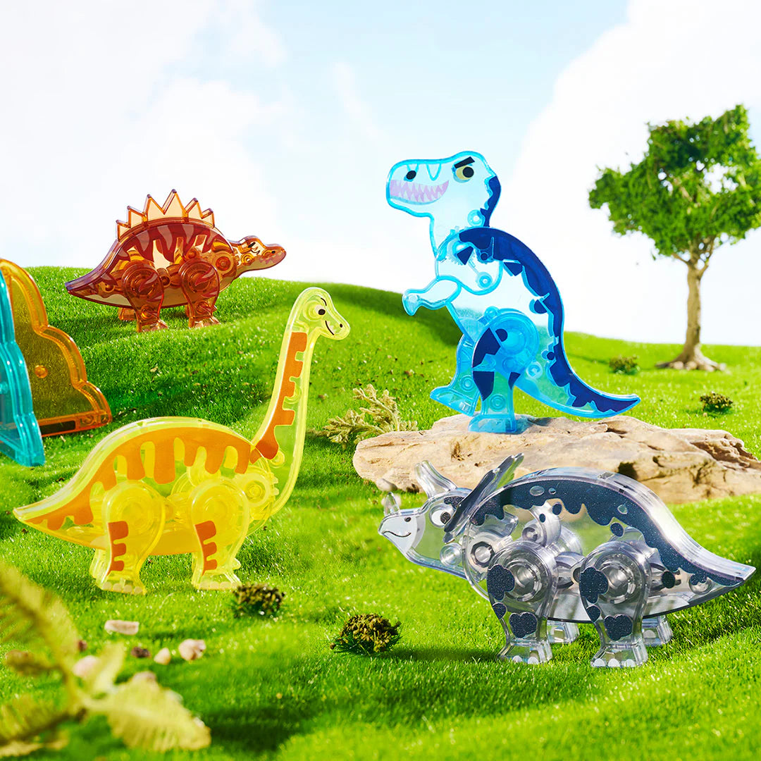 Magnetinis konstruktorius - Dinozaurai - 48 dalių