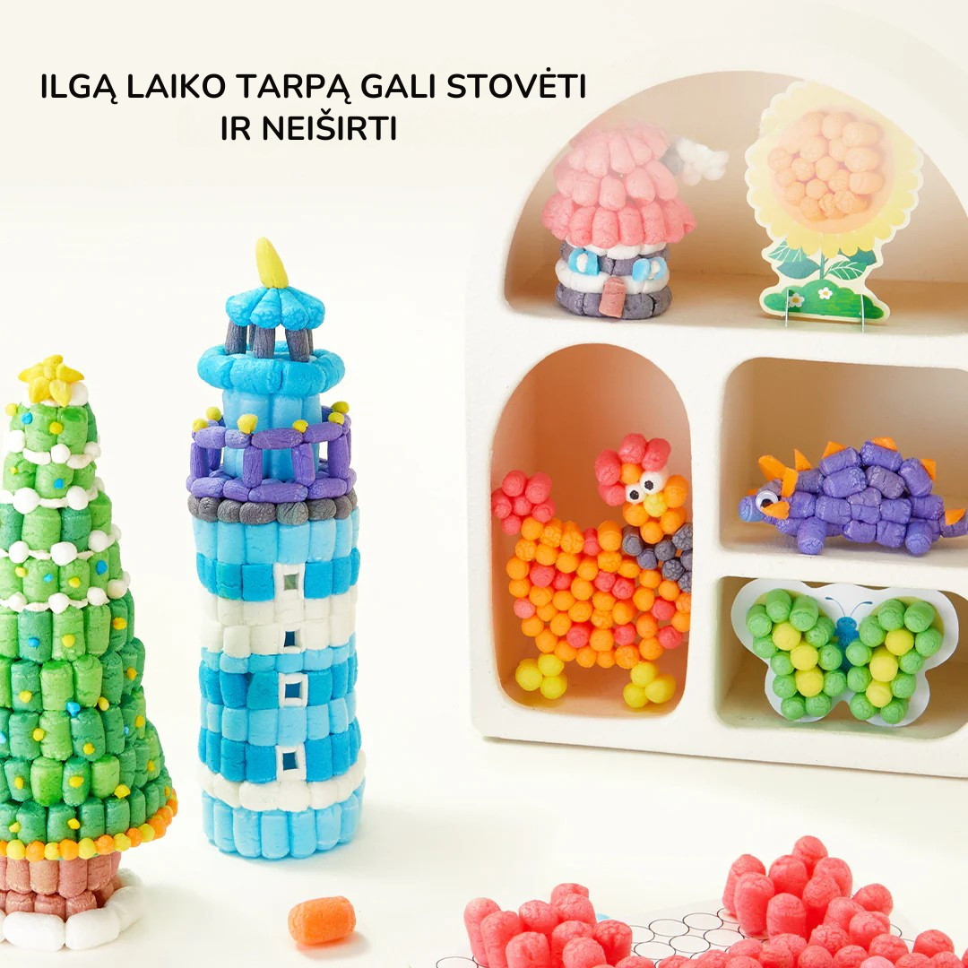 Kūrybinis kukurūzų mozaikos rinkinys