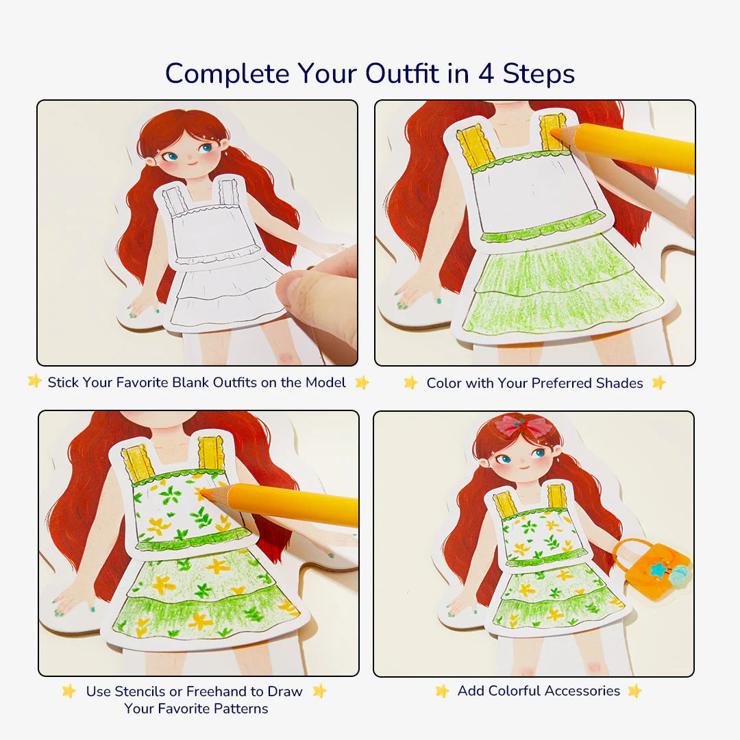 Kūrybinis drabužių dizaino rinkinys - Gyvūnai