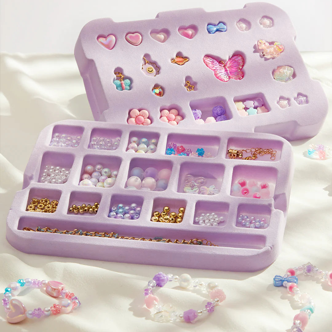 Papuošalų kūrimo rinkinys su papuošalų dėžute