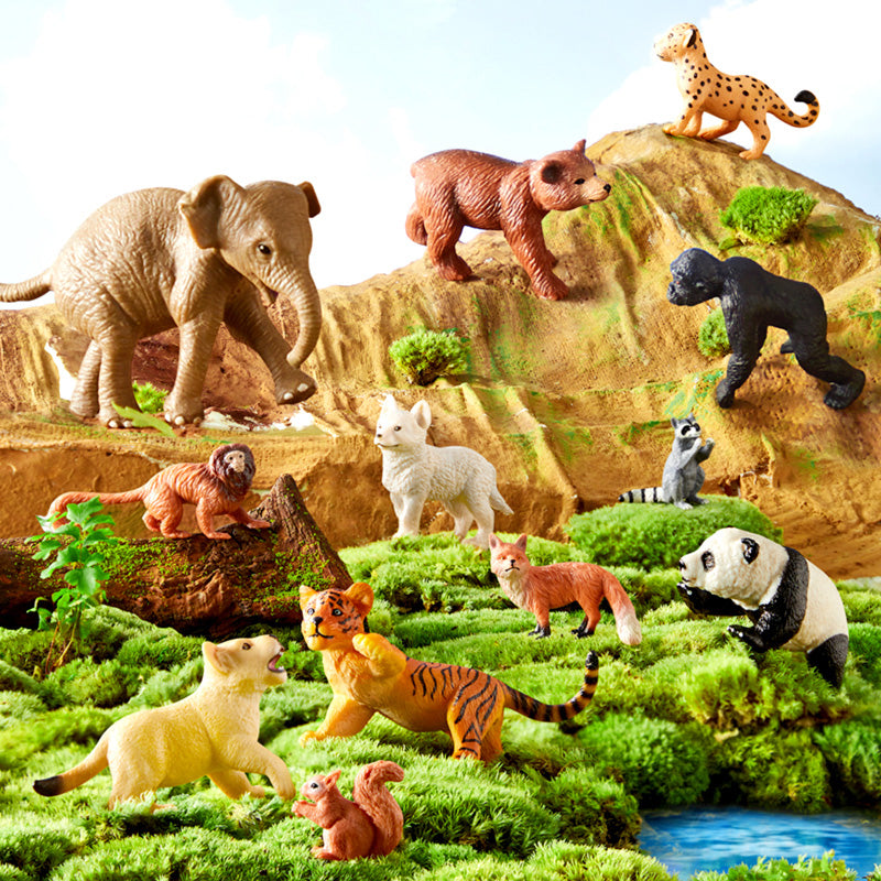 Mini safari gyvūnų rinkinys