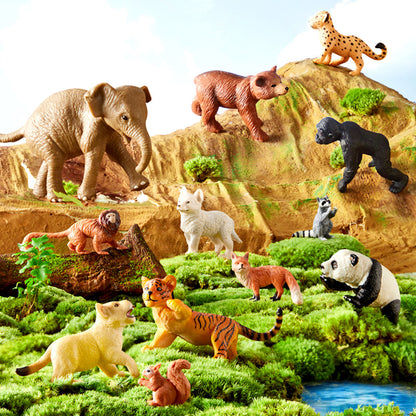 Mini safari gyvūnų rinkinys