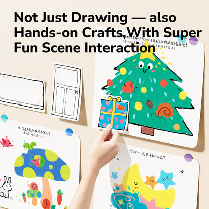 Kūrybinė piešimo knyga - Didelės svajonės