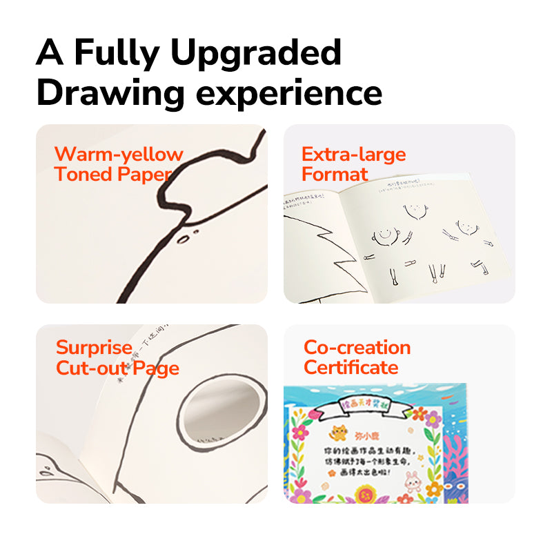 Kūrybinė piešimo knyga - Didelės svajonės