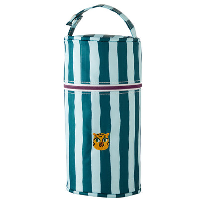 Žaismingas penalas / pieštukinė - Mėlyna su tigru