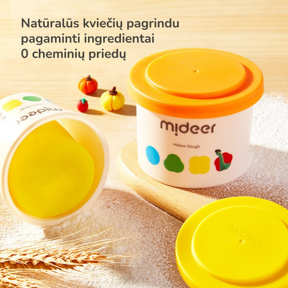 Minkšta lipdymo masė - 6 spalvos