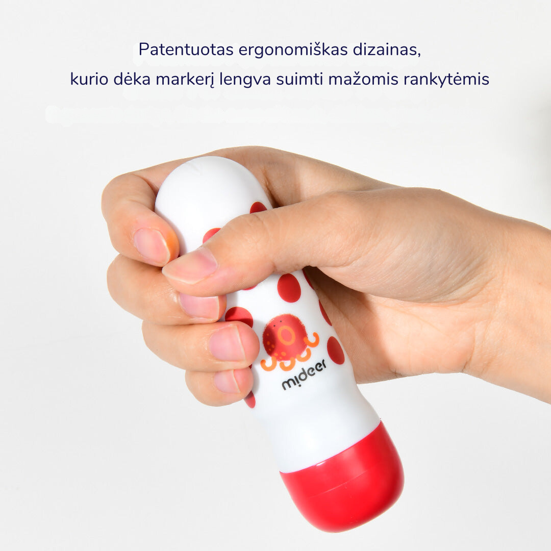 Washable felt-tip markers - 12 colors