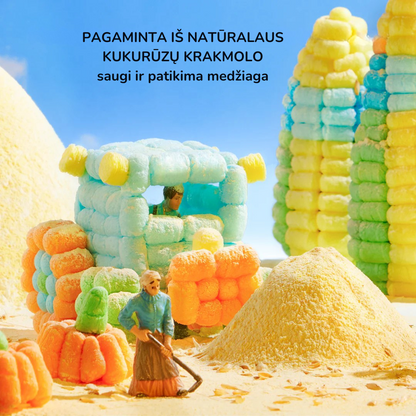 Kūrybinis kukurūzų mozaikos rinkinys